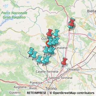 Mappa , 10080 Busano TO, Italia (10.99842)