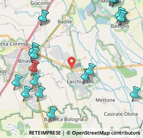 Mappa SP 40 S.P.40 KM. 2, 20084 Lacchiarella MI (2.8865)