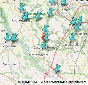Mappa Via Trento, 20080 Bubbiano MI, Italia (9.7875)