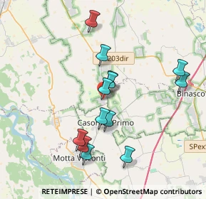 Mappa Via Trento, 20080 Bubbiano MI, Italia (3.44923)