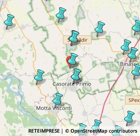 Mappa 20080 Bubbiano MI, Italia (5.7235)