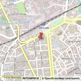 Mappa Via Pietro Micca, 51, 13100 Vercelli, Vercelli (Piemonte)