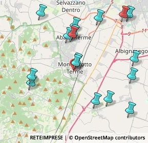 Mappa Via Manzoni, 35036 Montegrotto Terme PD, Italia (4.67412)