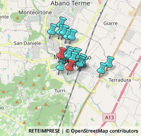 Mappa Via Manzoni, 35036 Montegrotto Terme PD, Italia (0.9595)