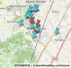 Mappa Via Manzoni, 35036 Montegrotto Terme PD, Italia (1.60158)