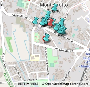 Mappa Via Manzoni, 35036 Montegrotto Terme PD, Italia (0.1745)