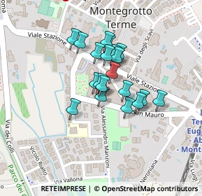 Mappa Via Manzoni, 35036 Montegrotto Terme PD, Italia (0.1505)