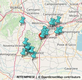 Mappa Via Manzoni, 35036 Montegrotto Terme PD, Italia (12.07611)