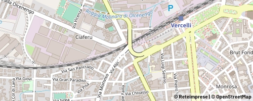 Mappa Vercelli