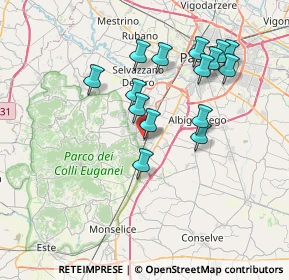 Mappa -113, 35036 Montegrotto Terme PD, Italia (6.826)