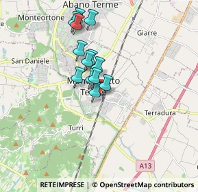 Mappa -113, 35036 Montegrotto Terme PD, Italia (1.34077)