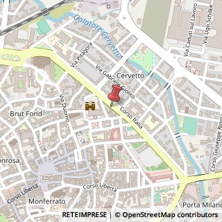 Mappa Corso Italia, 31, 13100 Vercelli, Vercelli (Piemonte)