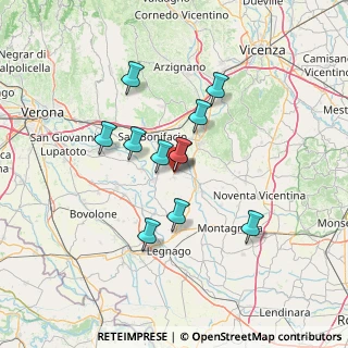Mappa Via Alberazzi, 37040 Veronella VR, Italia (10.79)