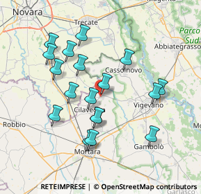 Mappa Via Marco Bellini, 27020 Gravellona Lomellina PV, Italia (7.01889)