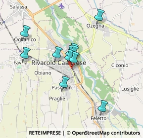 Mappa Piazza Zanotti, 10086 Rivarolo Canavese TO, Italia (1.43)