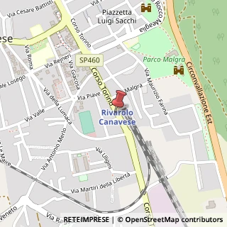 Mappa Corso Torino, 144, 10086 Rivarolo Canavese, Torino (Piemonte)