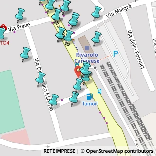 Mappa Piazza Zanotti, 10086 Rivarolo Canavese TO, Italia (0.08148)