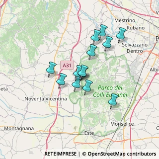 Mappa Via Campo Fiera, 35030 Vo PD, Italia (5.45769)
