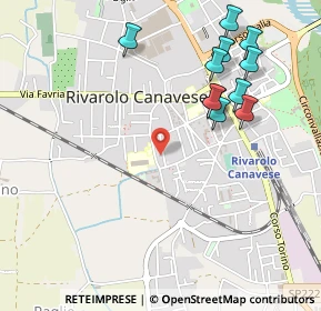 Mappa Via Guido Gozzano, 10086 Rivarolo Canavese TO, Italia (0.55455)