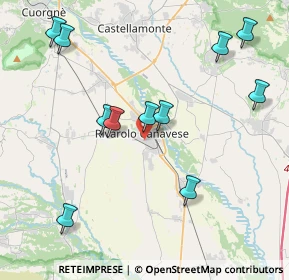 Mappa Via Guido Gozzano, 10086 Rivarolo Canavese TO, Italia (4.42182)