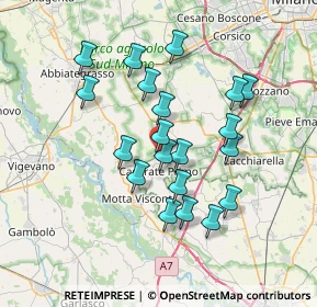 Mappa Via Anna Maria Mozzoni, 20080 Bubbiano MI, Italia (6.3805)