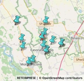 Mappa Via Anna Maria Mozzoni, 20080 Bubbiano MI, Italia (3.31733)