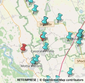 Mappa Via Anna Maria Mozzoni, 20080 Bubbiano MI, Italia (5.4265)