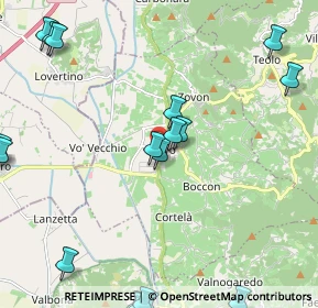 Mappa Via Campo Fiera, 35030 Vò PD, Italia (3.092)