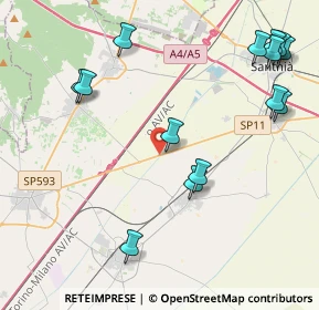 Mappa SP 11, 13040 Tronzano vercellese VC (5.065)