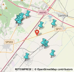 Mappa SP 11, 13040 Tronzano vercellese VC (4.23154)