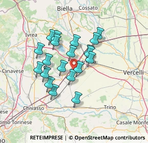 Mappa SP 11, 13040 Tronzano vercellese VC (11.0035)
