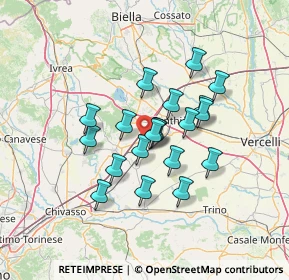Mappa SP 11, 13040 Tronzano vercellese VC (10.6035)