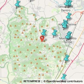 Mappa Via Vallorto, 35038 Torreglia PD, Italia (6.11857)