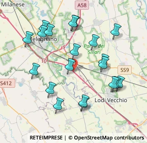 Mappa A1 - Autostrada del Sole, 20070 Melegnano MI, Italia (4.0115)