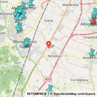 Mappa Via Antonio de Curtis, 35020 Due Carrare PD, Italia (3.7505)