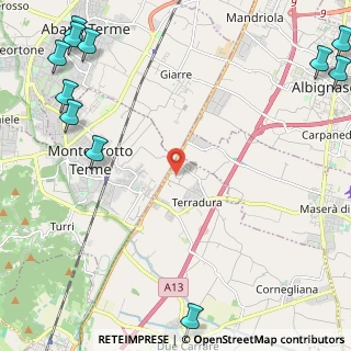 Mappa Via Antonio de Curtis, 35020 Località Produttiva PD, Italia (3.71727)