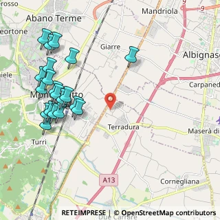 Mappa Via Antonio de Curtis, 35020 Due Carrare PD, Italia (2.446)