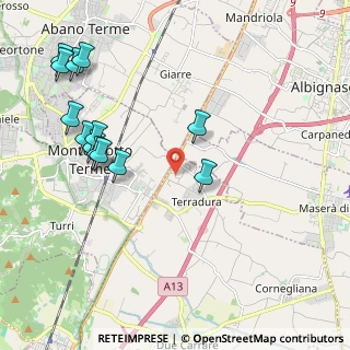 Mappa Via Antonio de Curtis, 35020 Due Carrare PD, Italia (2.38308)