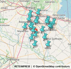 Mappa Cascina Molino, 25023 Gottolengo BS, Italia (10.368)