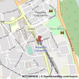 Mappa Corso Torino, 138, 10082 Rivarolo Canavese, Torino (Piemonte)