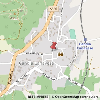 Mappa Via Ivrea, 16, 10010 Candia Canavese, Torino (Piemonte)