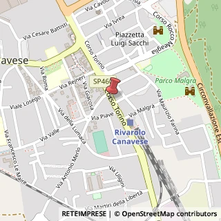 Mappa Corso Torino, 96, 10086 Rivarolo Canavese, Torino (Piemonte)