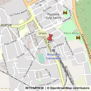 Mappa Corso Torino, 103, 10086 Rivarolo Canavese, Torino (Piemonte)