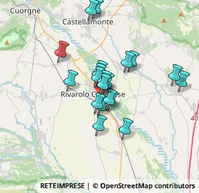 Mappa Via Piave, 10086 Rivarolo Canavese TO, Italia (2.6165)