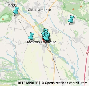 Mappa Via Antonio Merlo, 10086 Rivarolo Canavese TO, Italia (1.59091)