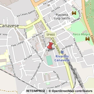 Mappa Via Piave, 13, 10086 Rivarolo Canavese, Torino (Piemonte)