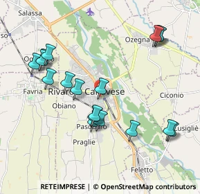 Mappa Via Piave, 10086 Rivarolo Canavese TO, Italia (2.06778)