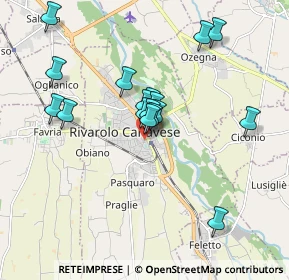Mappa Via Piave, 10086 Rivarolo Canavese TO, Italia (1.60412)