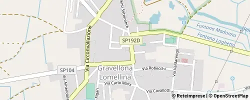 Mappa Gravellona Lomellina