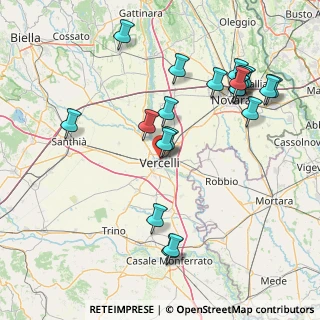 Mappa Corso Italia, 13100 Vercelli VC, Italia (17.4595)